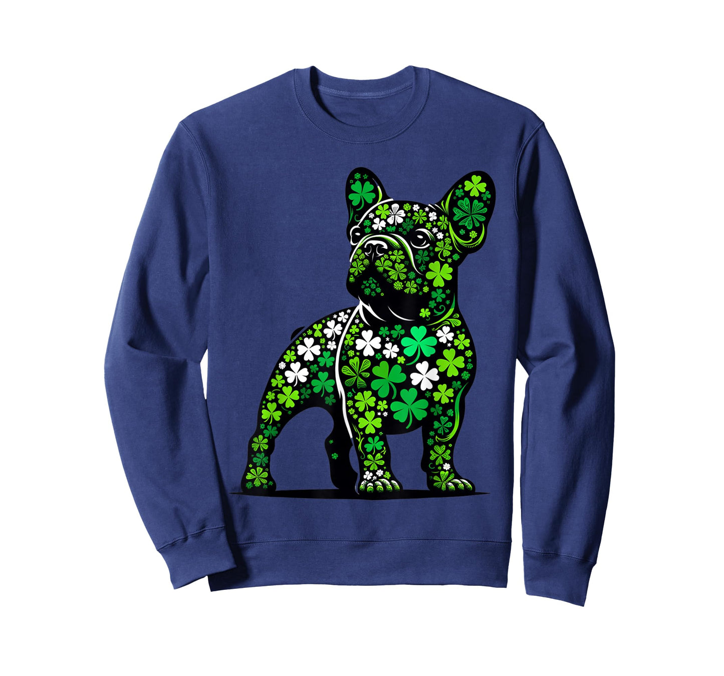 St Patricks Day Dog Themed Women Men French Bulldog Lover T-Shirt