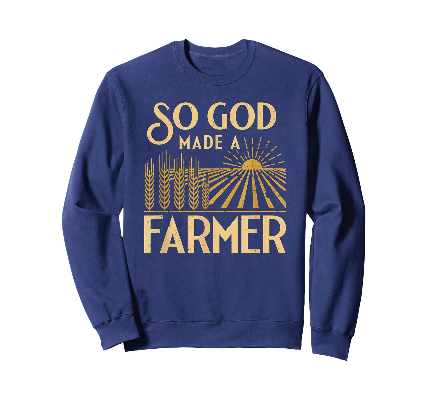 So God Made a Farmer Farming Life Christian T-Shirt