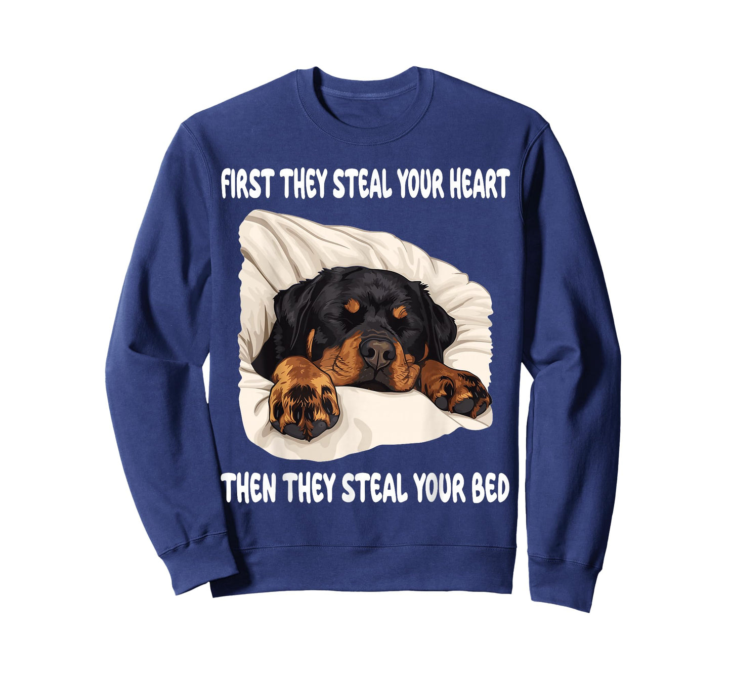 Rottweiler Sleeping Pajamas Nightgown T-Shirt