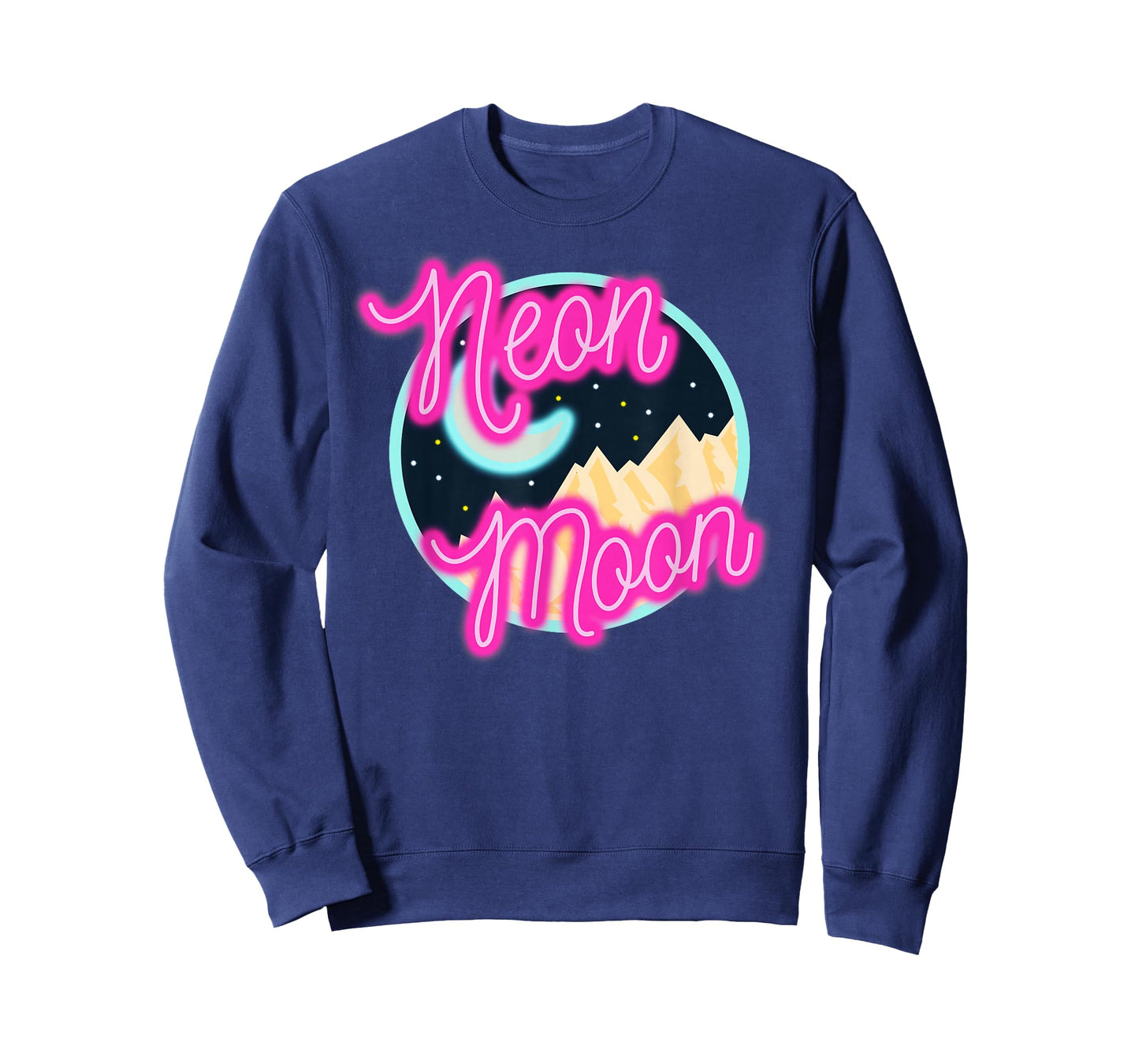 Neon Moon Shirt Retro Western 80s 90s Country Tee T-Shirt