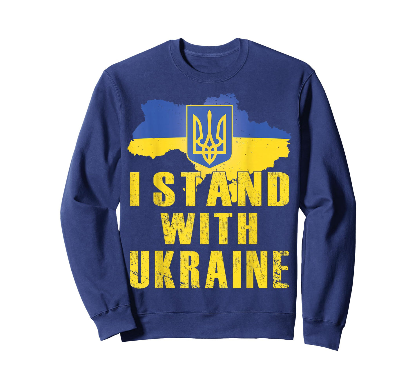 I Stand With Ukraine Shirt Ukrainian Flag Zelensky Tryzub T-Shirt