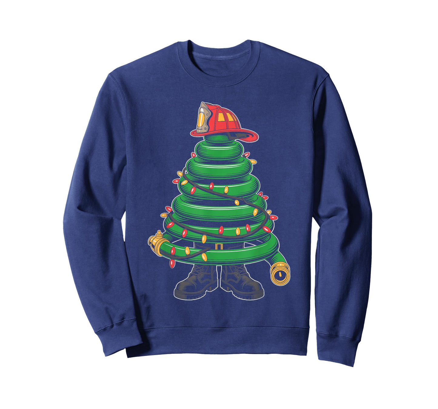 Funny Christmas Tree for Firefighter T-Shirt