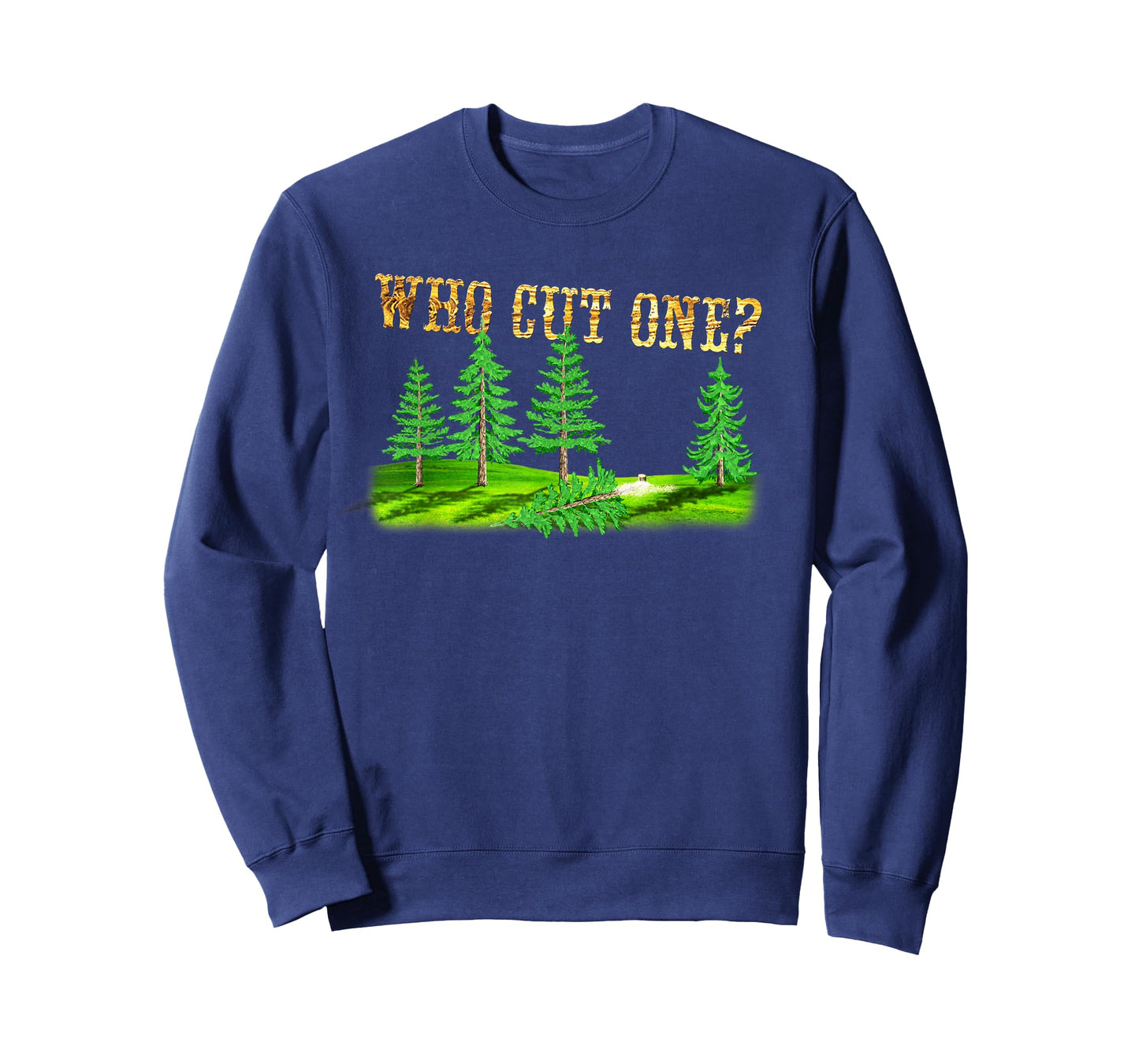 "Who cut one?" Fart Joke T-shirt for Lumberjacks & Forestry T-Shirt