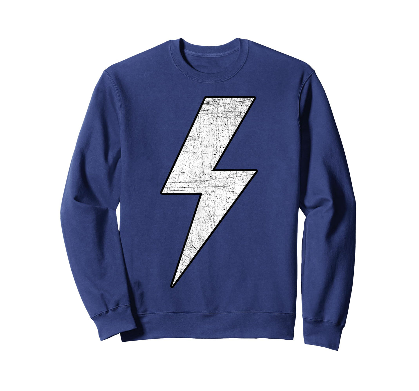 BLACK & WHITE Bolt Lightning Thunderbolt Team T-Shirt