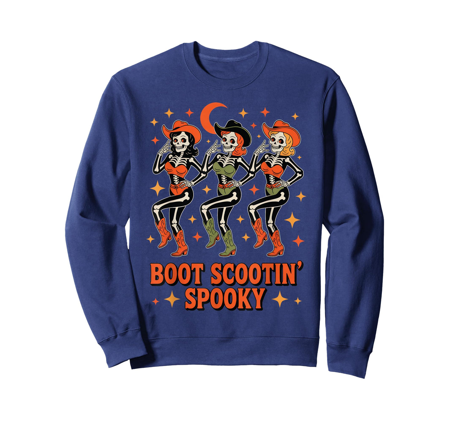 Boot Scootin Cowgirl Spooky Western Line Dance T-Shirt