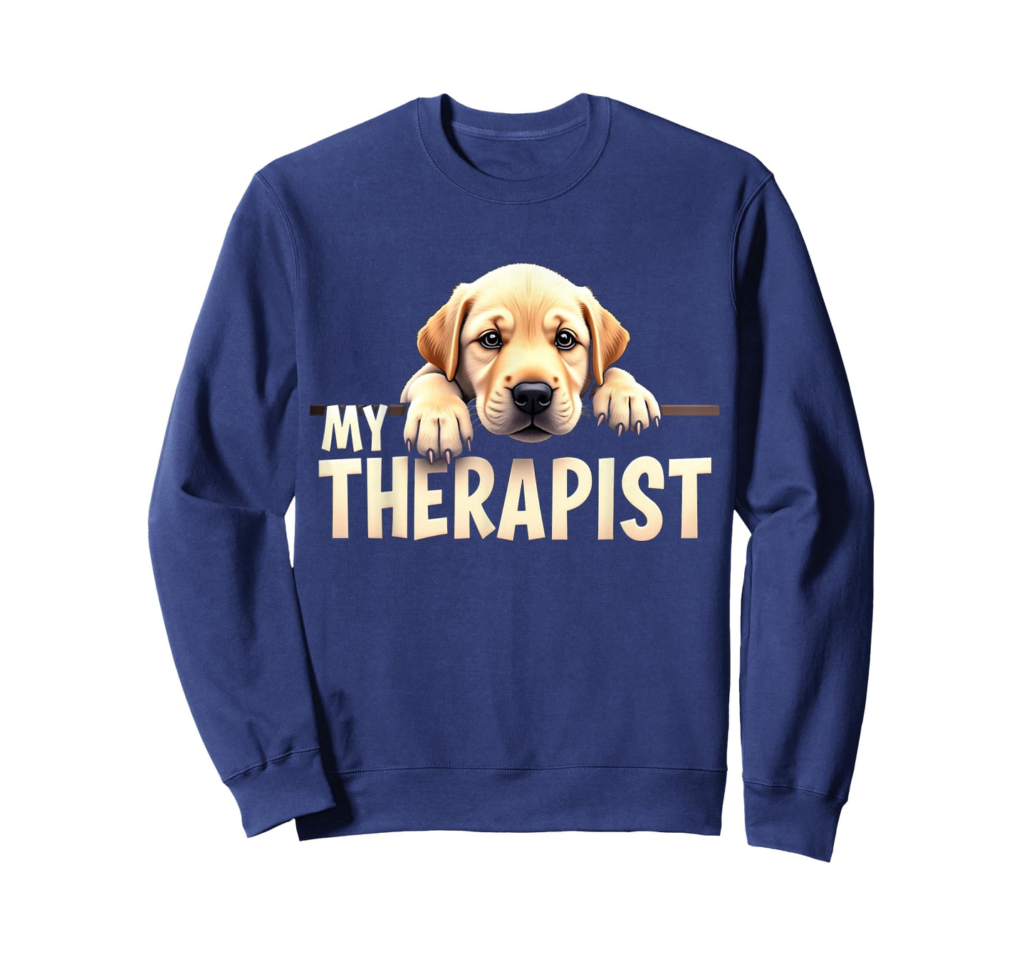 Funny Lab Puppy My Therapist Labrador Dog T-Shirt
