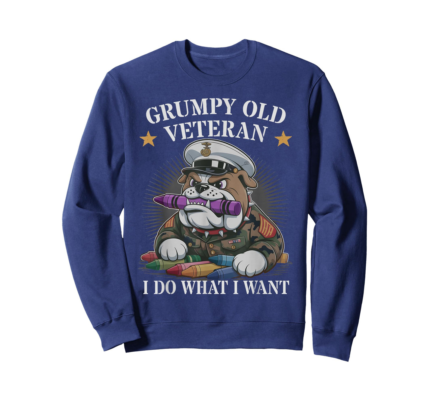 Cute Grumpy Old Veteran I DO What Want Squad Military Corps T-Shirt