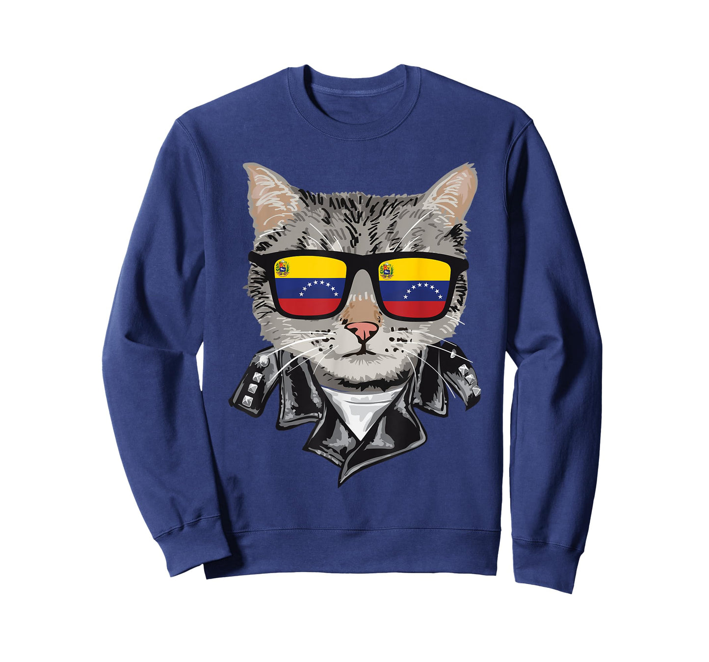 Cat Venezuela Flag Sunglasses - Cool Venezuelan Cat T-Shirt for Men Women