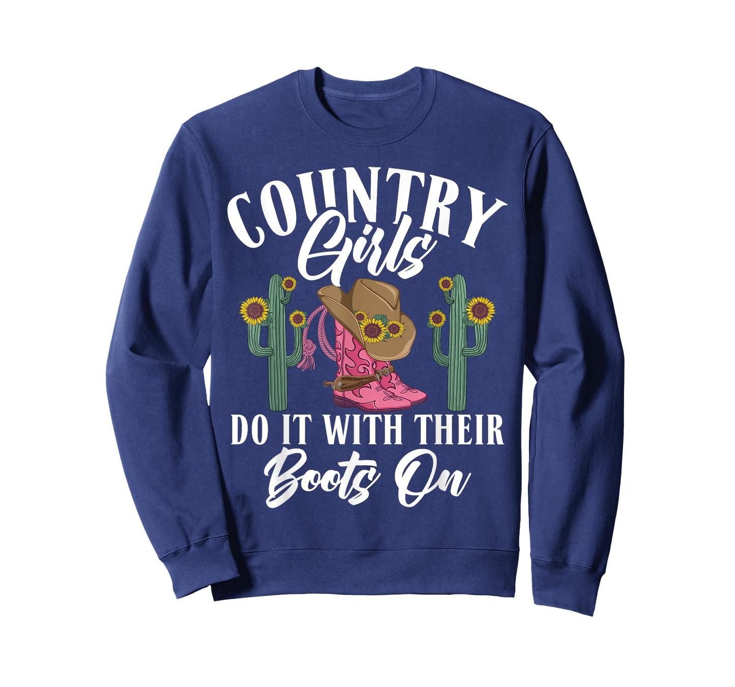 Country Girls do it with their Boots On Country Girl T-Shirt