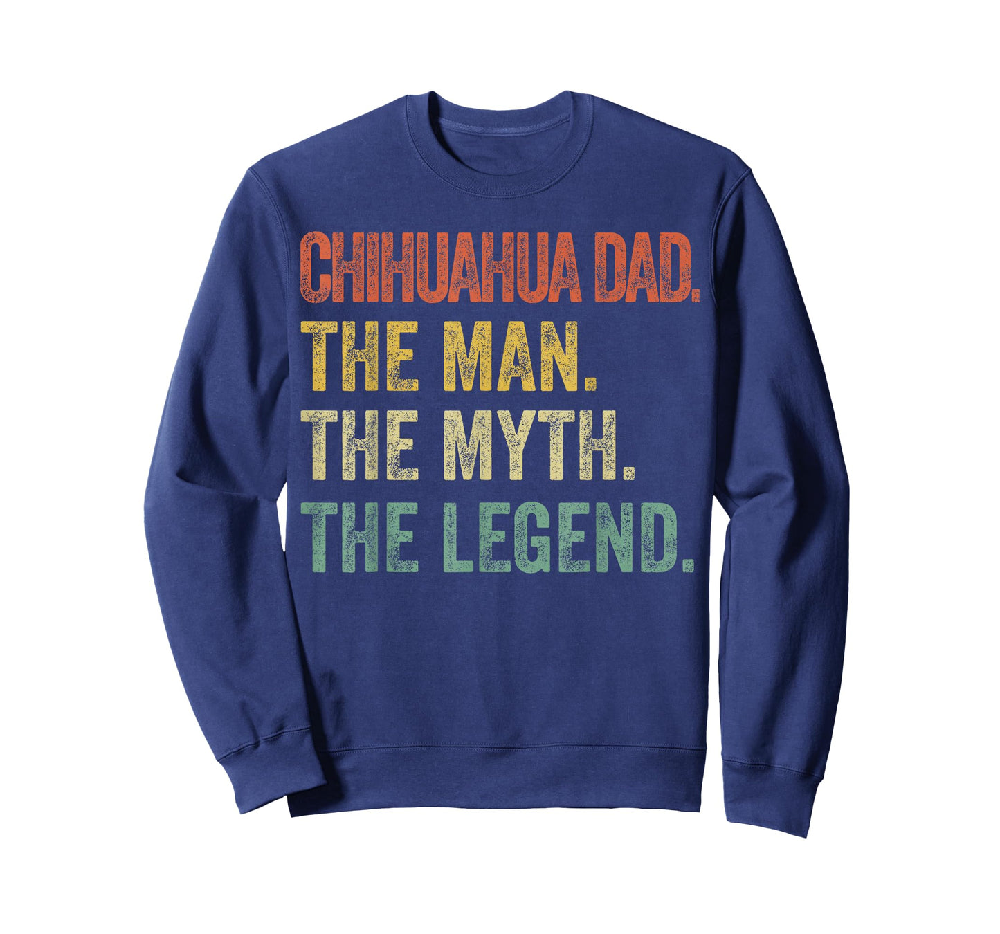 CAT Chihuahua-Shirt Men Chihuahua Dad Man Myth Legend Funny Dad T-Shirt