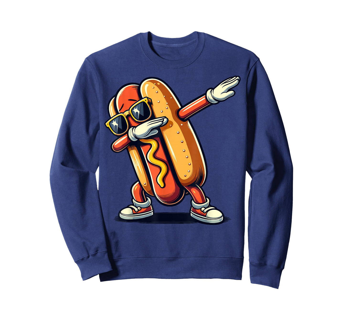 Cool Hot dog Dabbing Funny Fast Food Hotdog Lovers Toddler T-Shirt