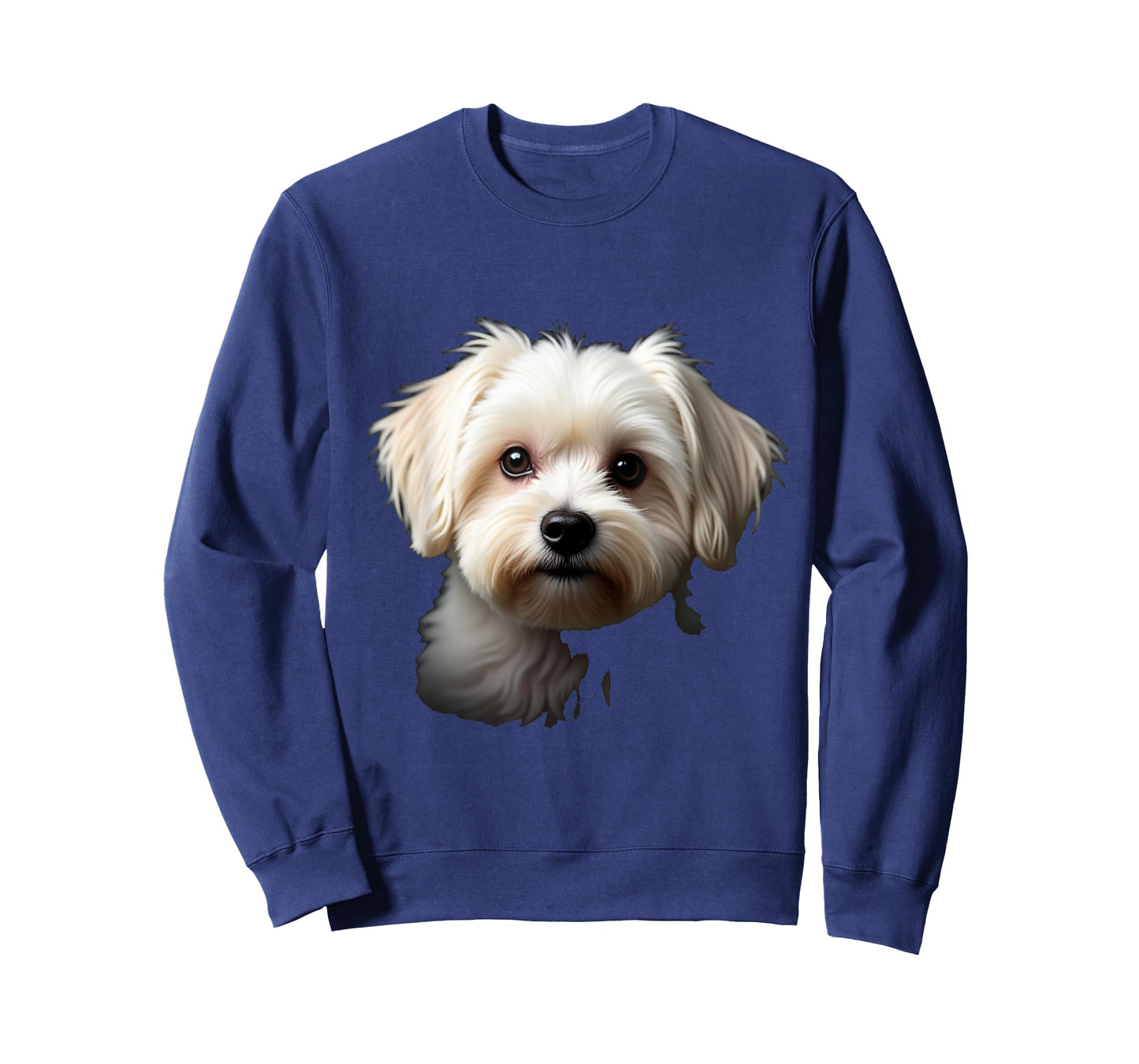 Black Maltese Dog Maltese Face T-Shirt