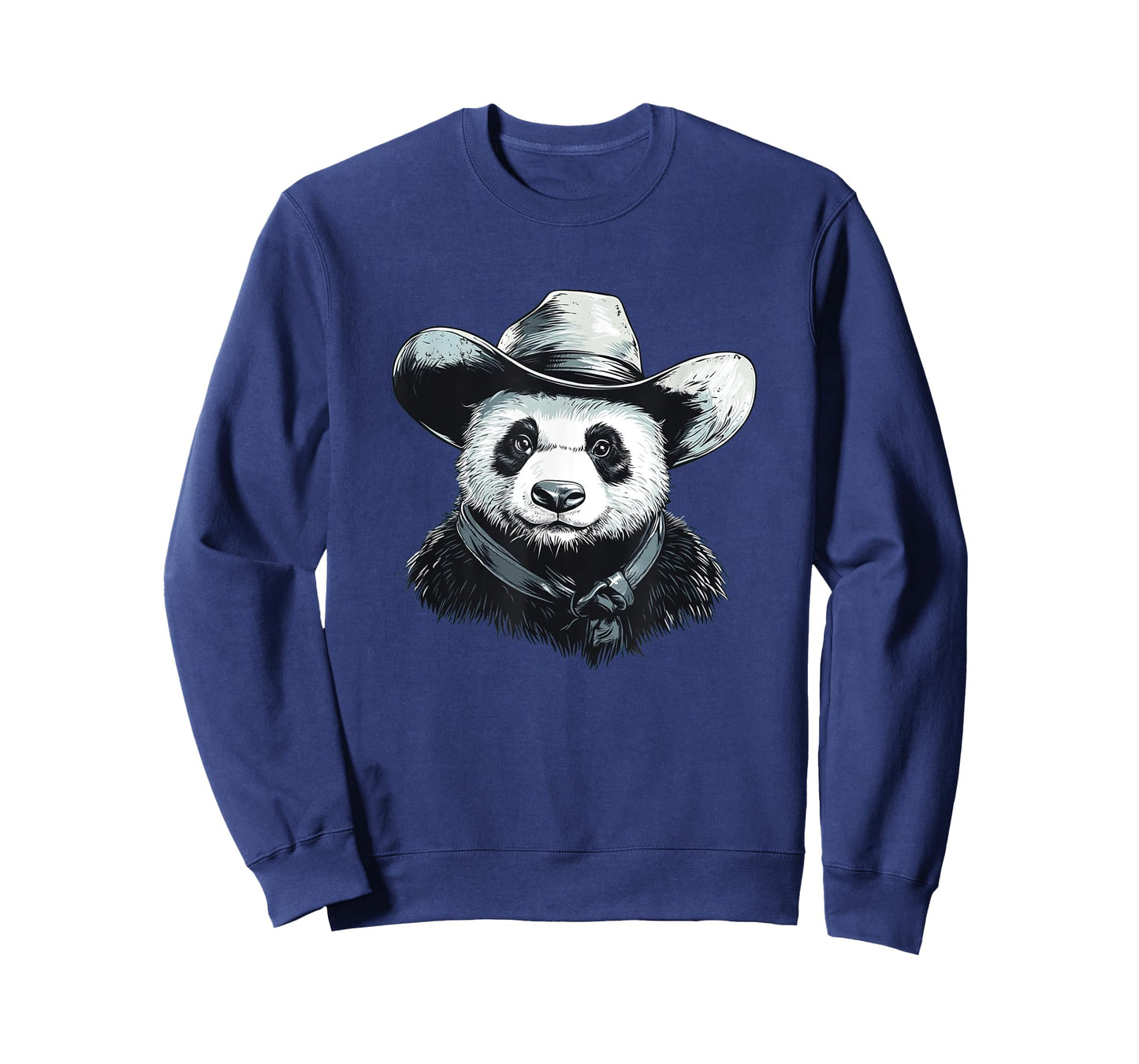 Nice Panda with Bandana and Cowboy Hat Costume T-Shirt