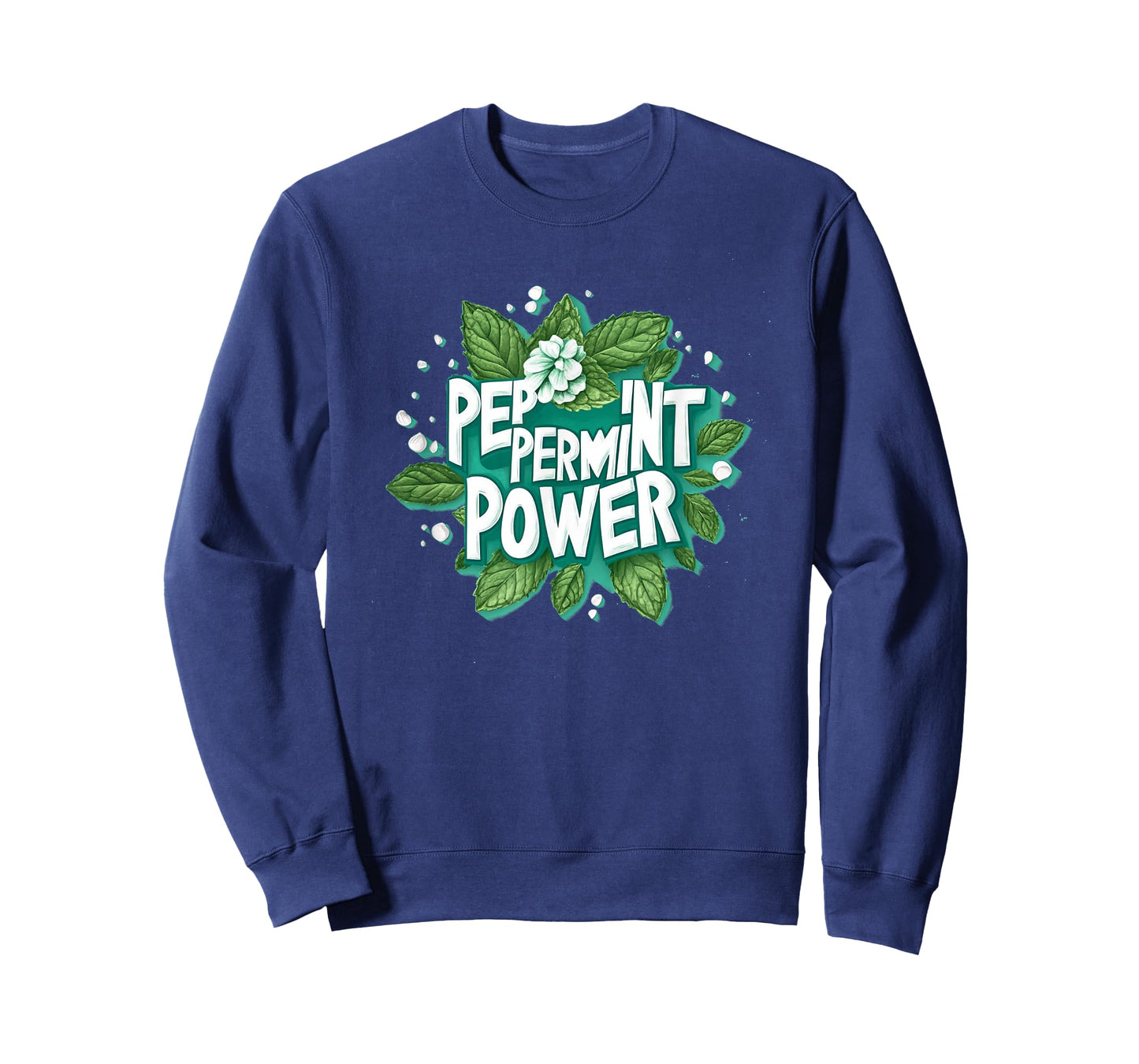 Funny Peppermint Power Emblem Costume T-Shirt