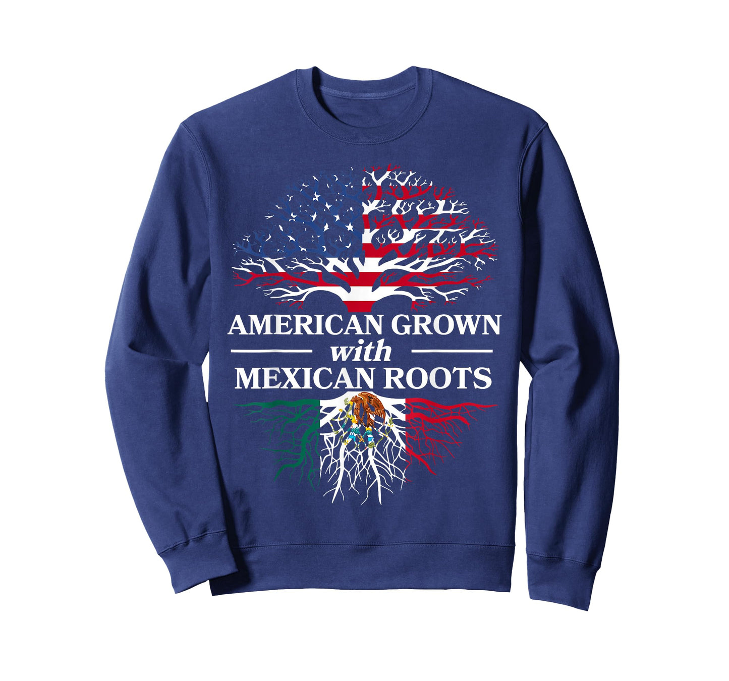 American Grown Mexican Roots Mexico Country Lover Proud Us T-Shirt