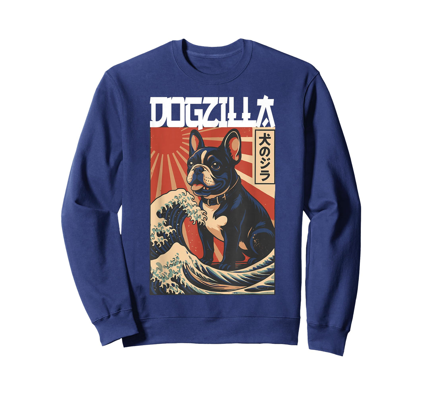 Japanese Dog French Bullog Dogzilla T-Shirt