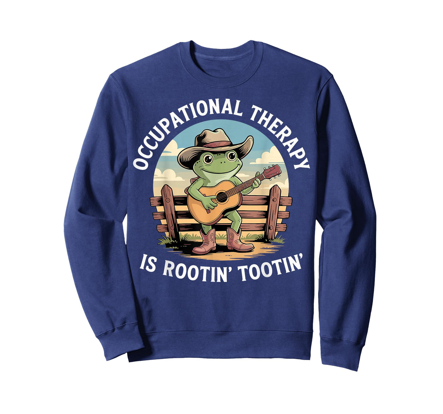 Occupational Therapy is Rooting Tooting Western Frog OT OTA T-Shirt