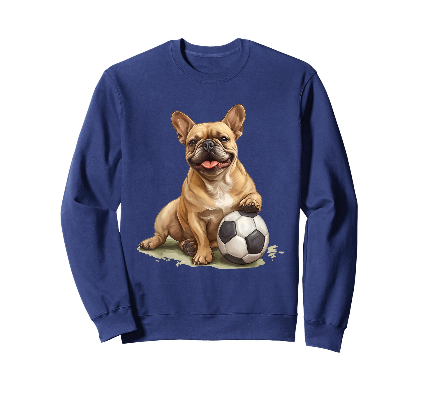 Adorable French Bulldog Soccer Ball Sports Team Animal T-Shirt