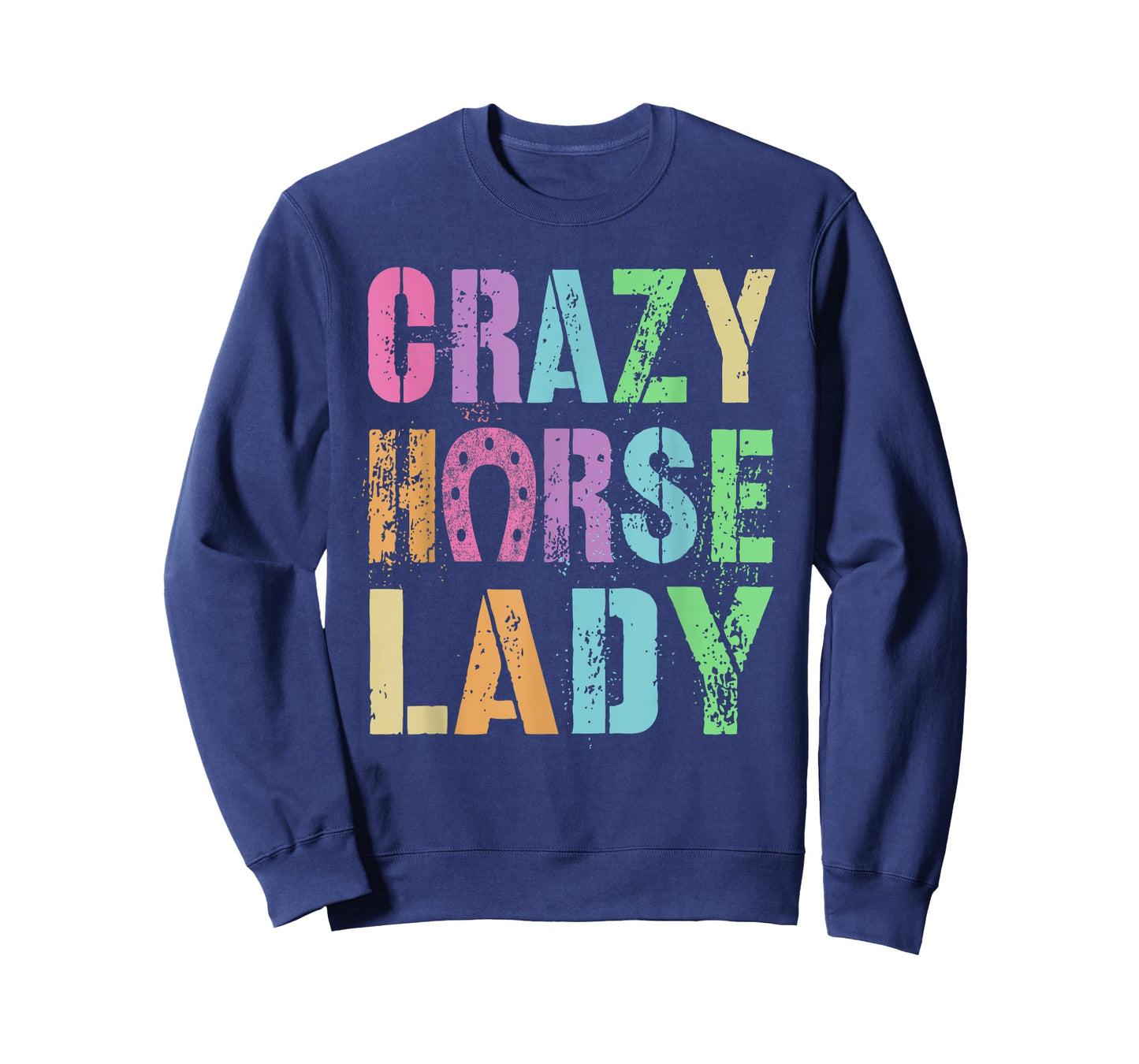 Vintage Crazy Horse Lady Equestrian Squad Pony Gallop Vibes T-Shirt