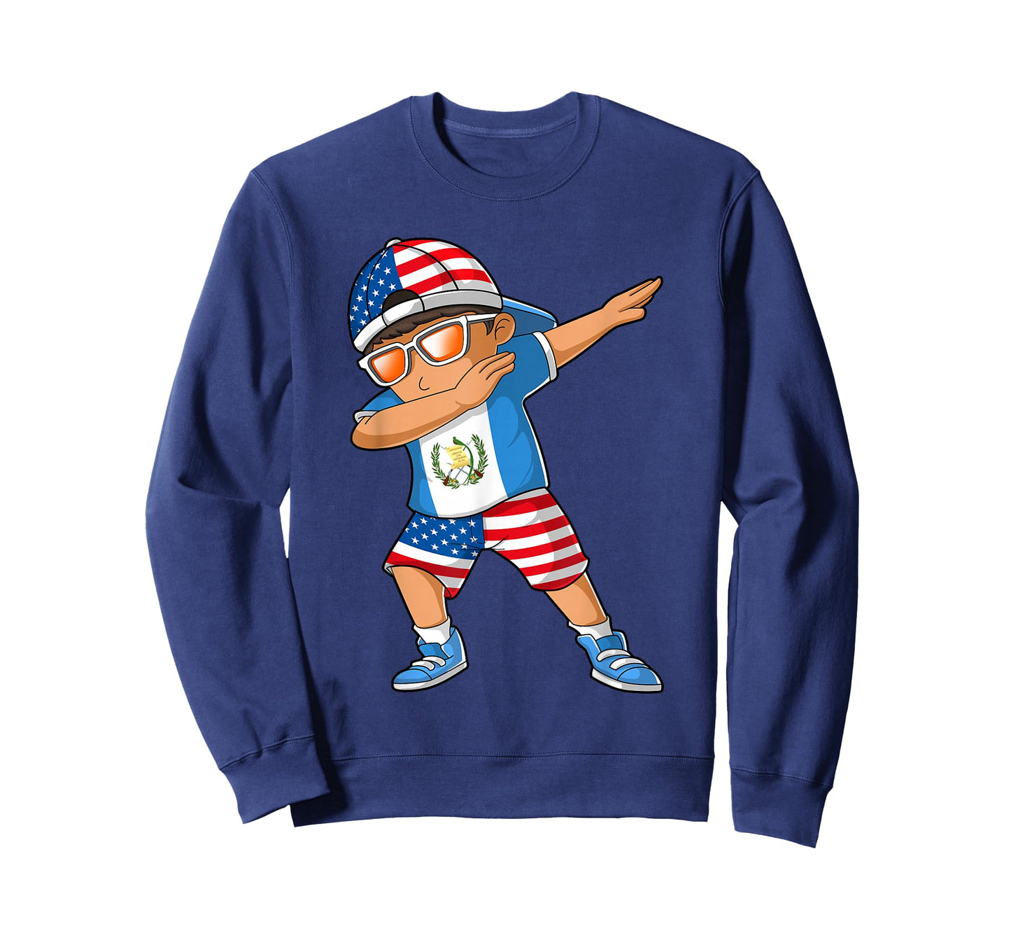 Half American Half Guatemalan Boy Kid Guatemala Flag T-Shirt