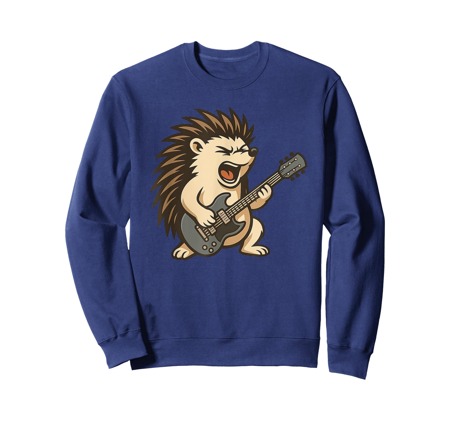 Cool Hedgehog with Electric Guitar Costume for Boys and Girl T-Shirt