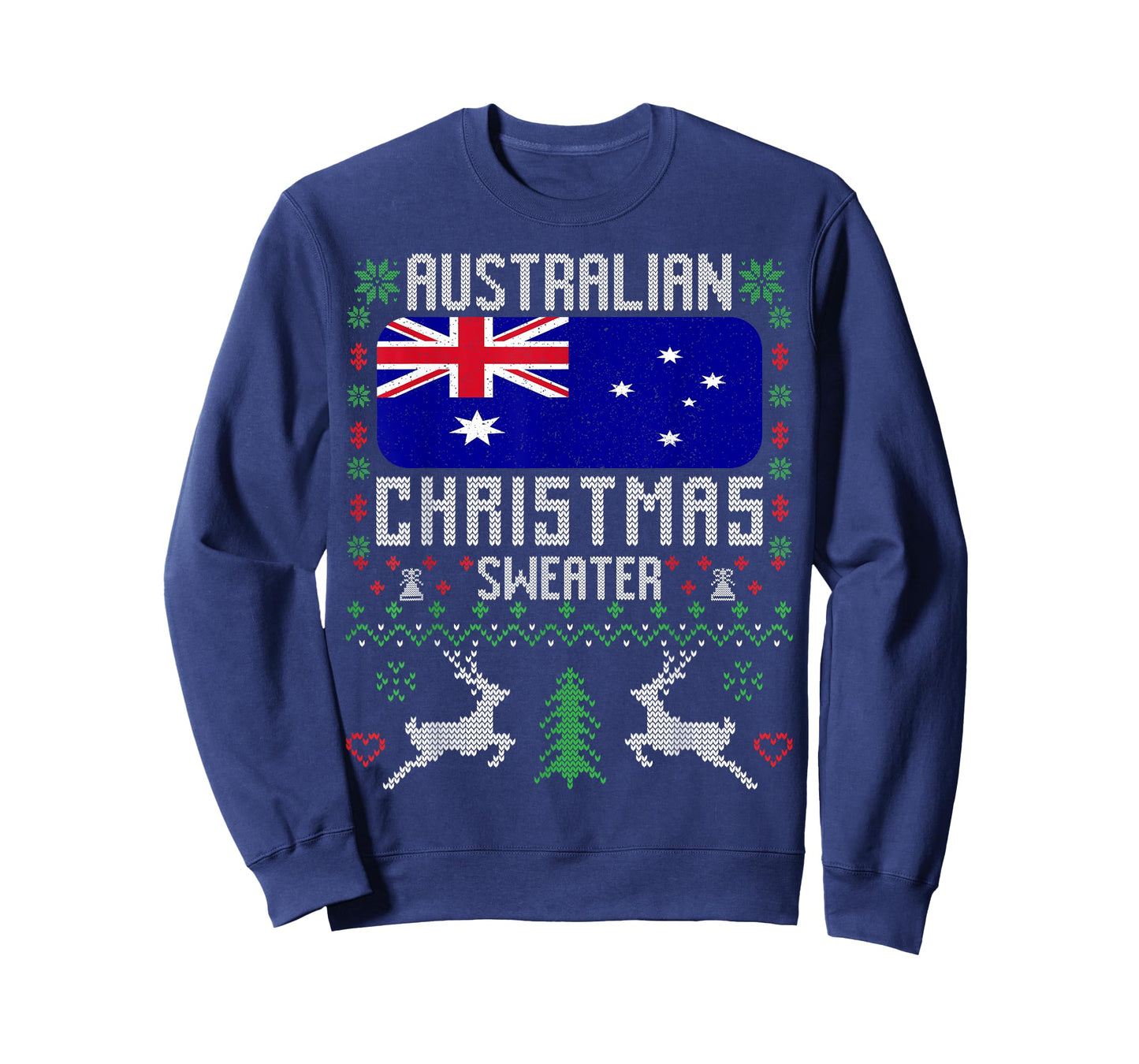 Australia Flag Australian Christmas Sweater T-Shirt