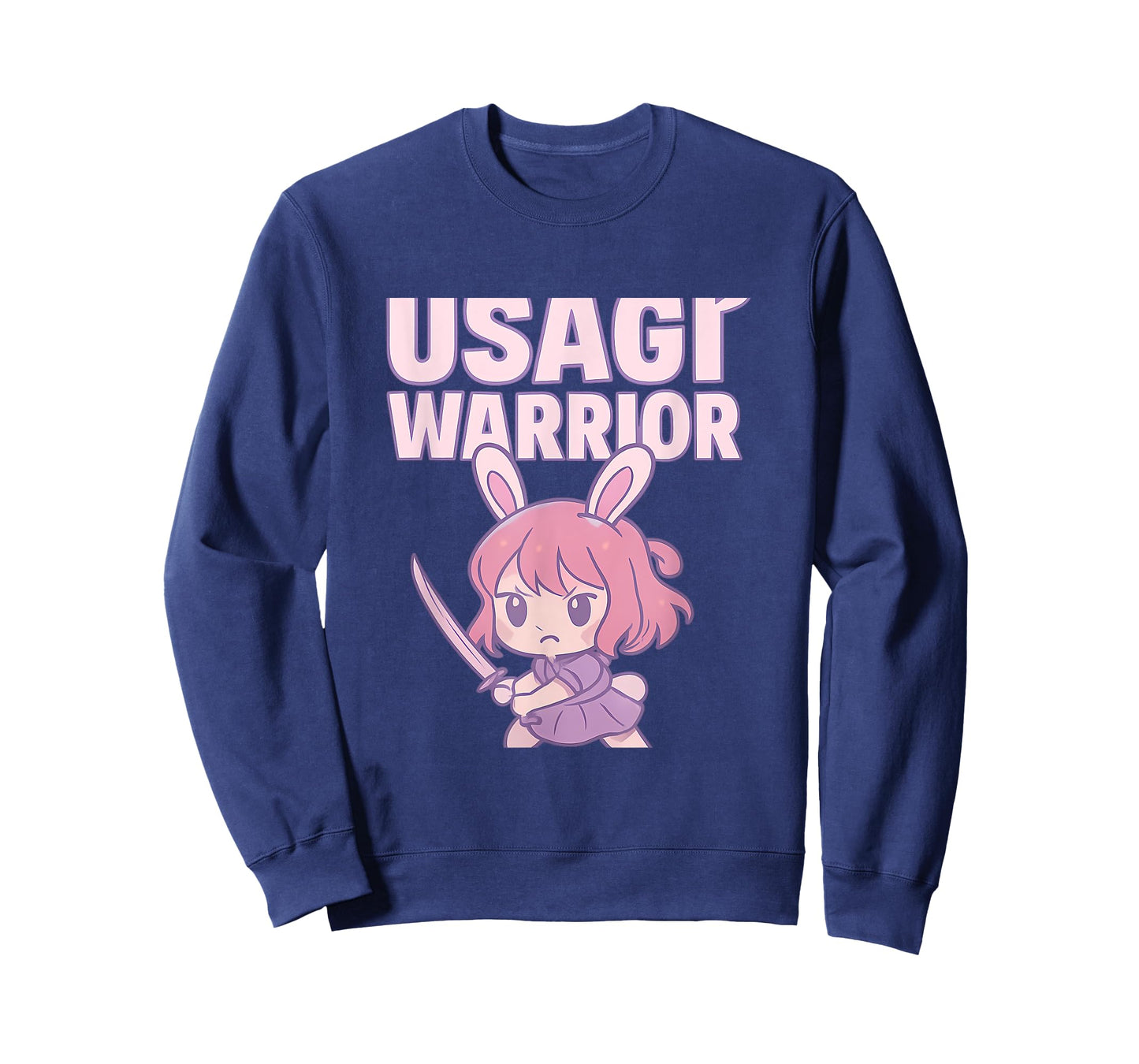 Usagi Warrior Kawaii Anime Bunny Girl Graphic Print T-Shirt
