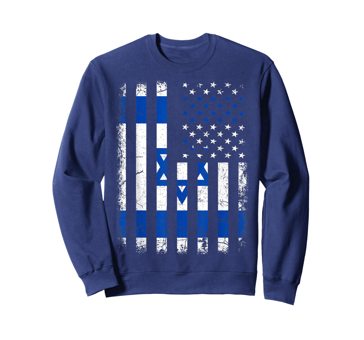 Israelis American Flag Israel America Pride Heritage Women Kids Men T-Shirt