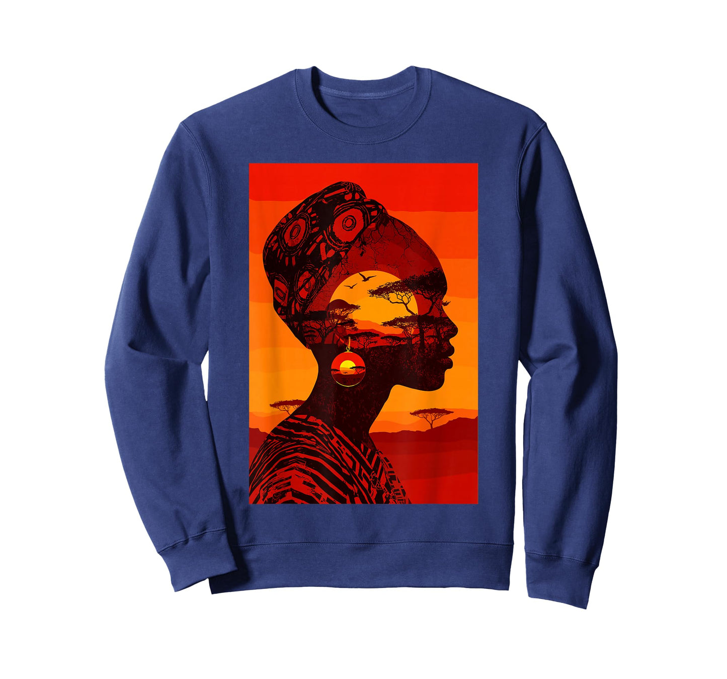 Africa Sunset Silhouette African Safari Tradition Savanna T-Shirt