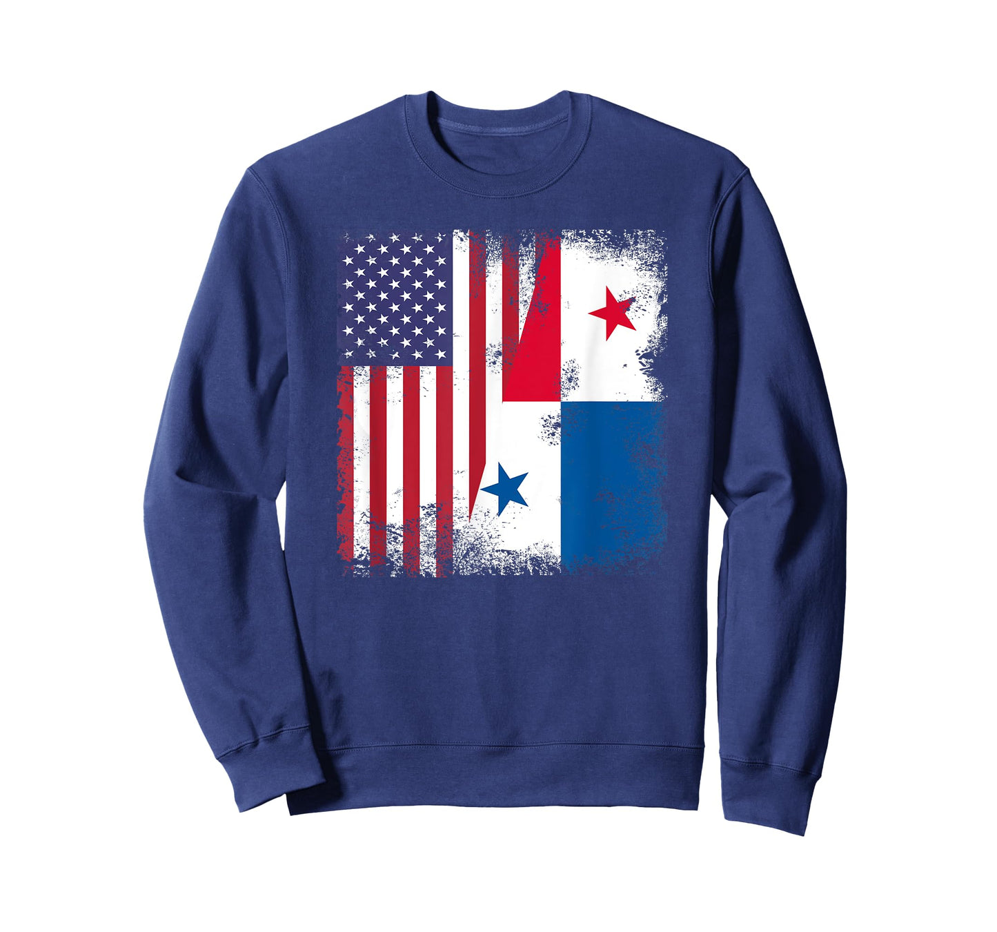 Half Panamanian Flag | Vintage Panama USA Gift T-Shirt
