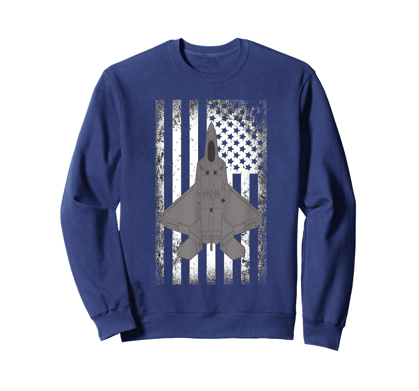 F-22 Raptor Jet American Flag Military Airplane T-Shirt