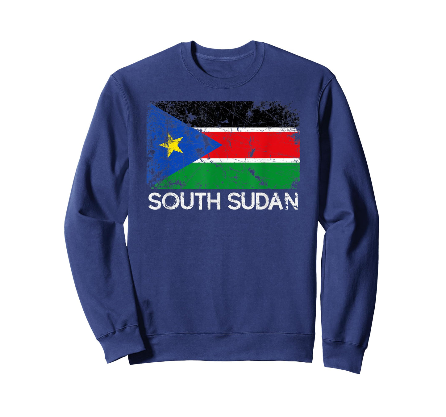 South Sudanese Flag | Vintage Made In South Sudan Gift T-Shirt