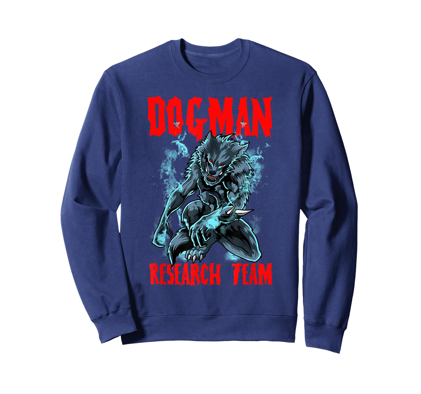 Dogman Research Team Cryptid Humanoid Animal Dog Man Funny T-Shirt
