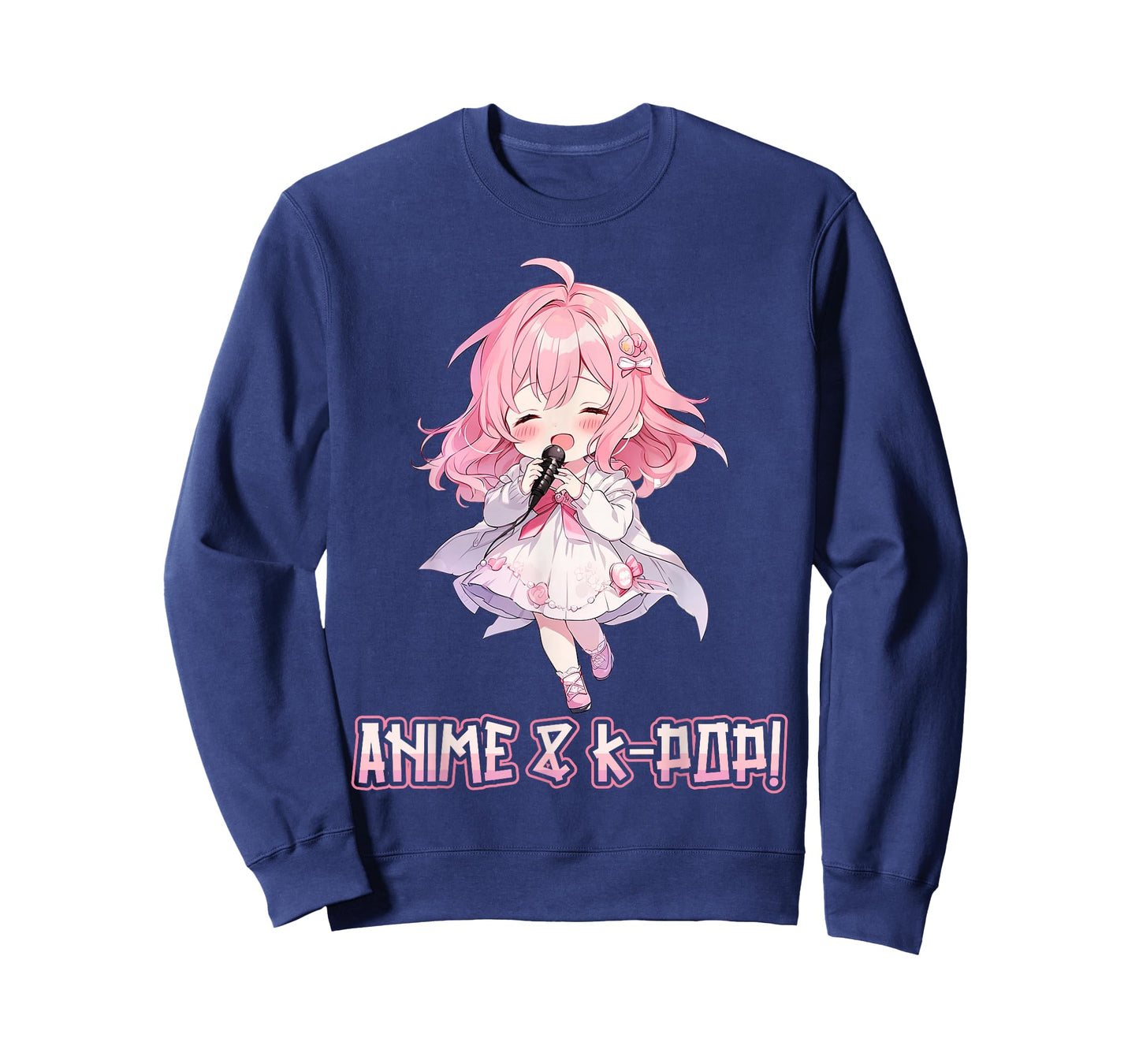 Anime and K-Pop Korean Pop Music Girl KPop Anime K-Pop Lover T-Shirt