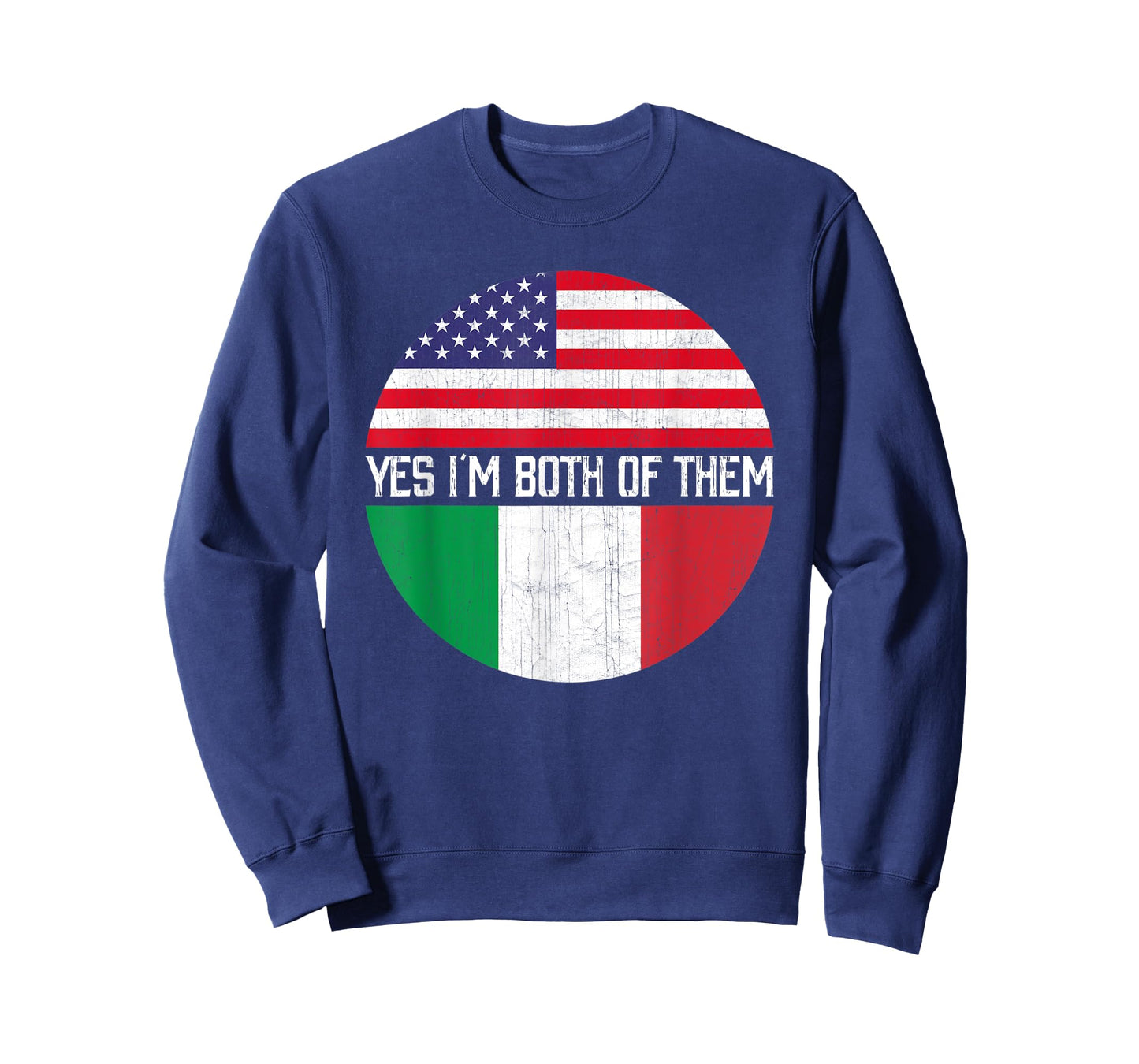 Half American Half Italian USA Flag Family Heritage T-Shirt for Women Kids Men