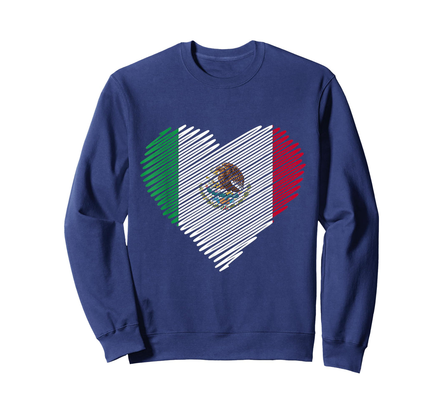 Mexican Flag Heart Gift Mexico T-Shirt