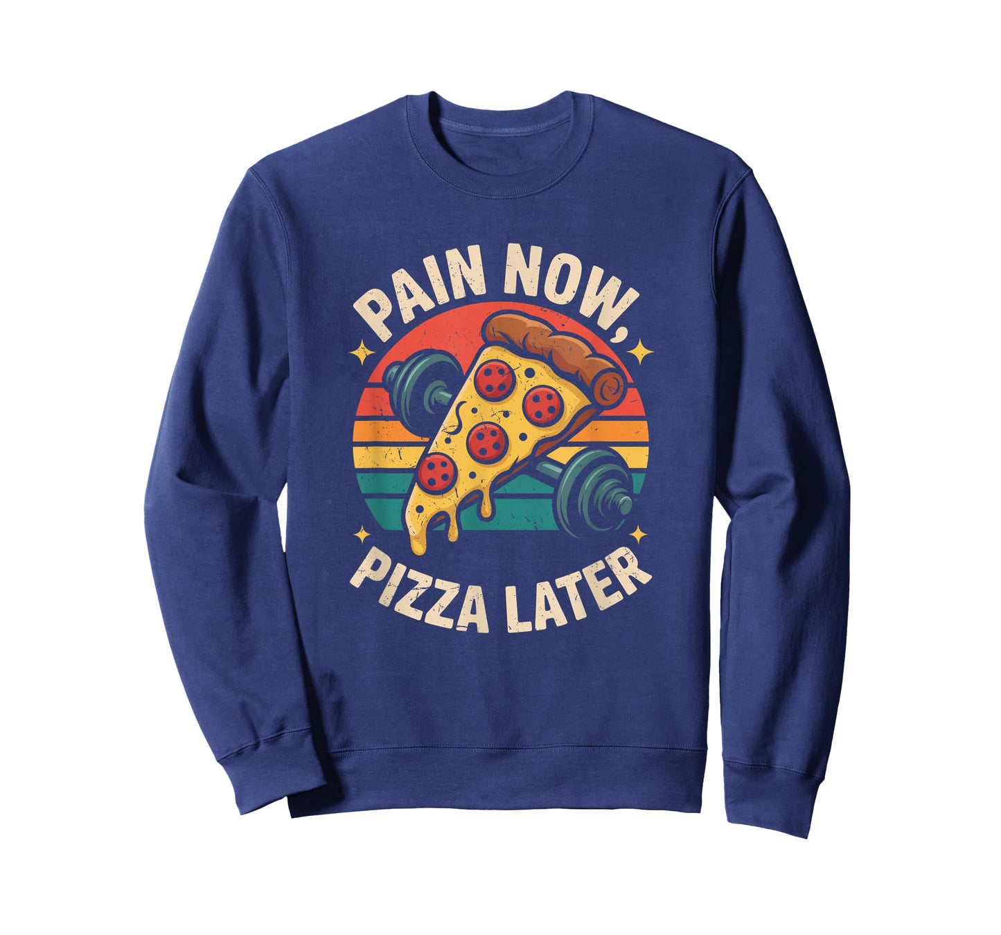 Pain Now Pizza Later Fitness Funny Gym Workout for Men Women T-Shirt