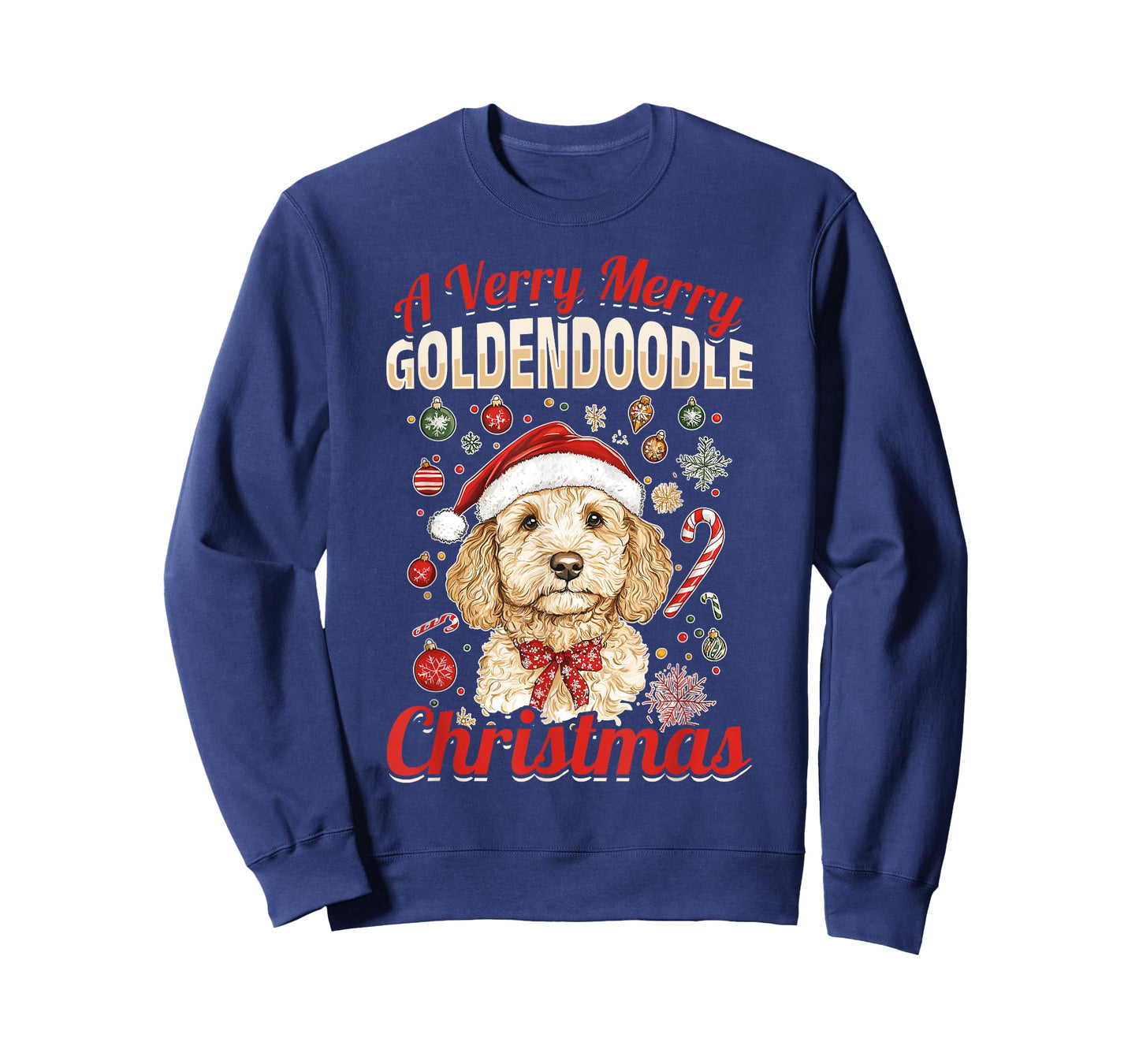 Goldendoodle Christmas Dog Breed A Very Merry Goldendoodle T-Shirt