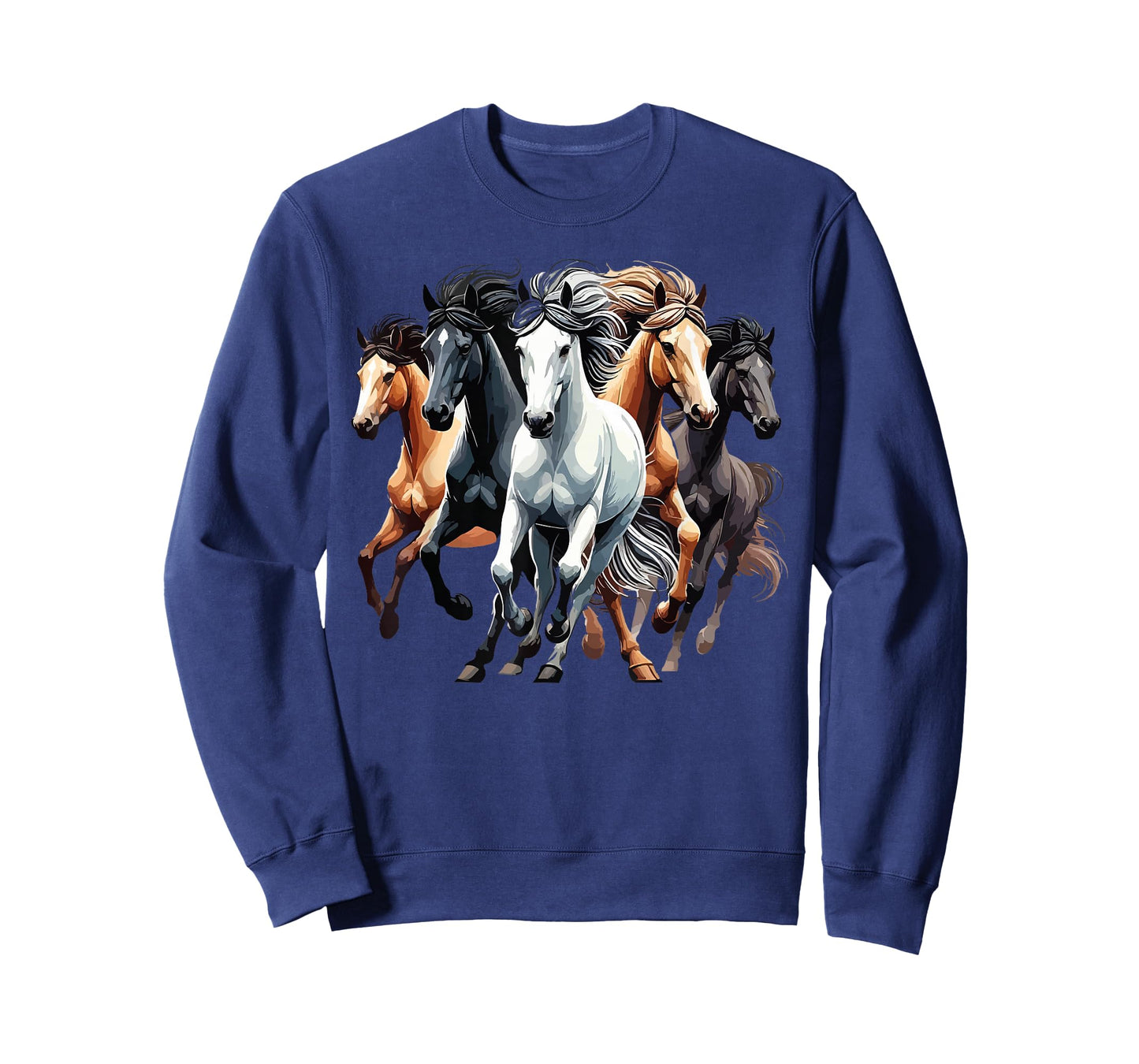 Horses Collage Western Horse Lover Country Horseback Rider T-Shirt