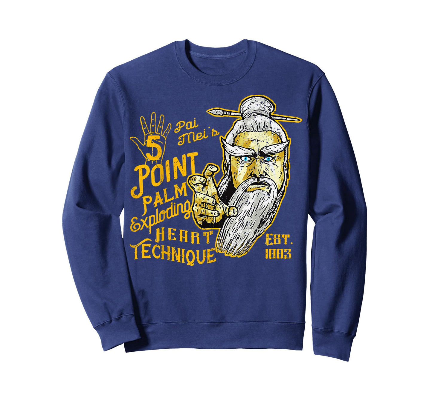 Vintage Pai Mei 5 Point Palm Exploding Heart Technique 1 T-Shirt