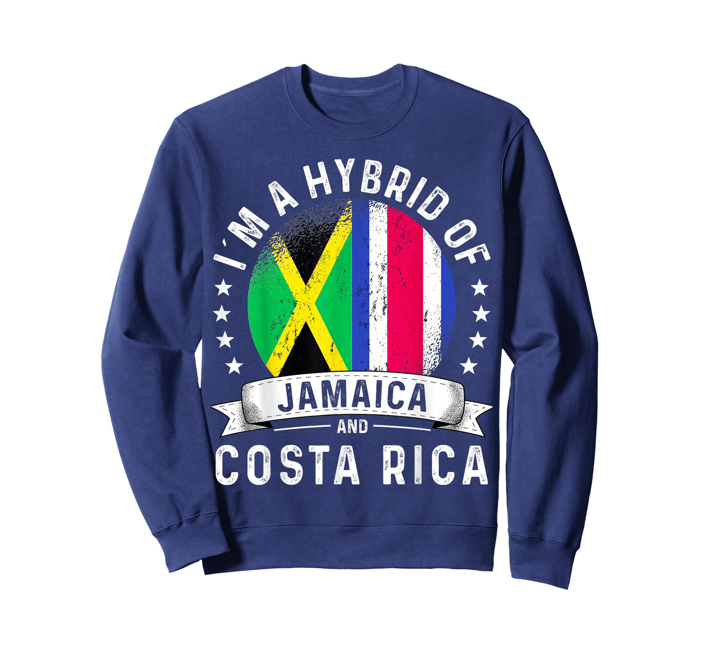 Jamaica Flag Costa Rica Grown Country Costa Rican Flag T-Shirt