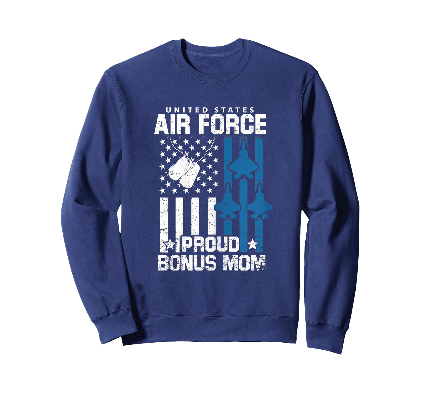 Proud Bonus Mom of US Air Force Veteran USAF Family Matching T-Shirt