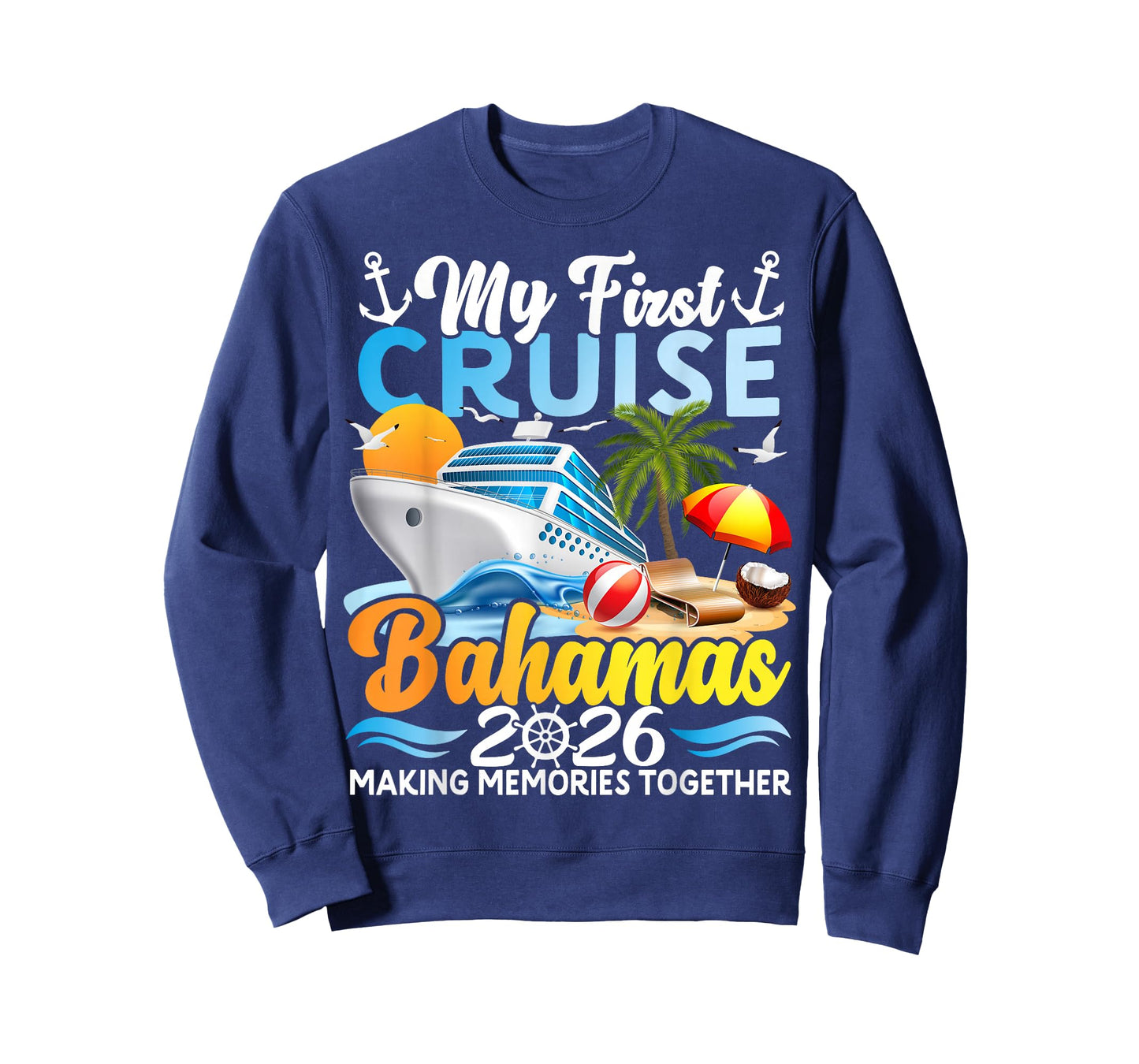 My First Cruise Bahamas 2026 Cute First Time Cruise Vacation T-Shirt