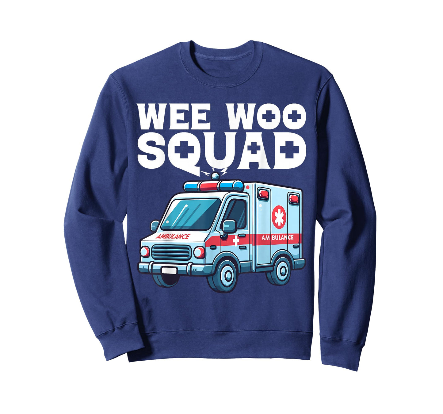 Funny Wee Woo Squad Ambulance AMR Funny EMS EMT Paramedic T-Shirt