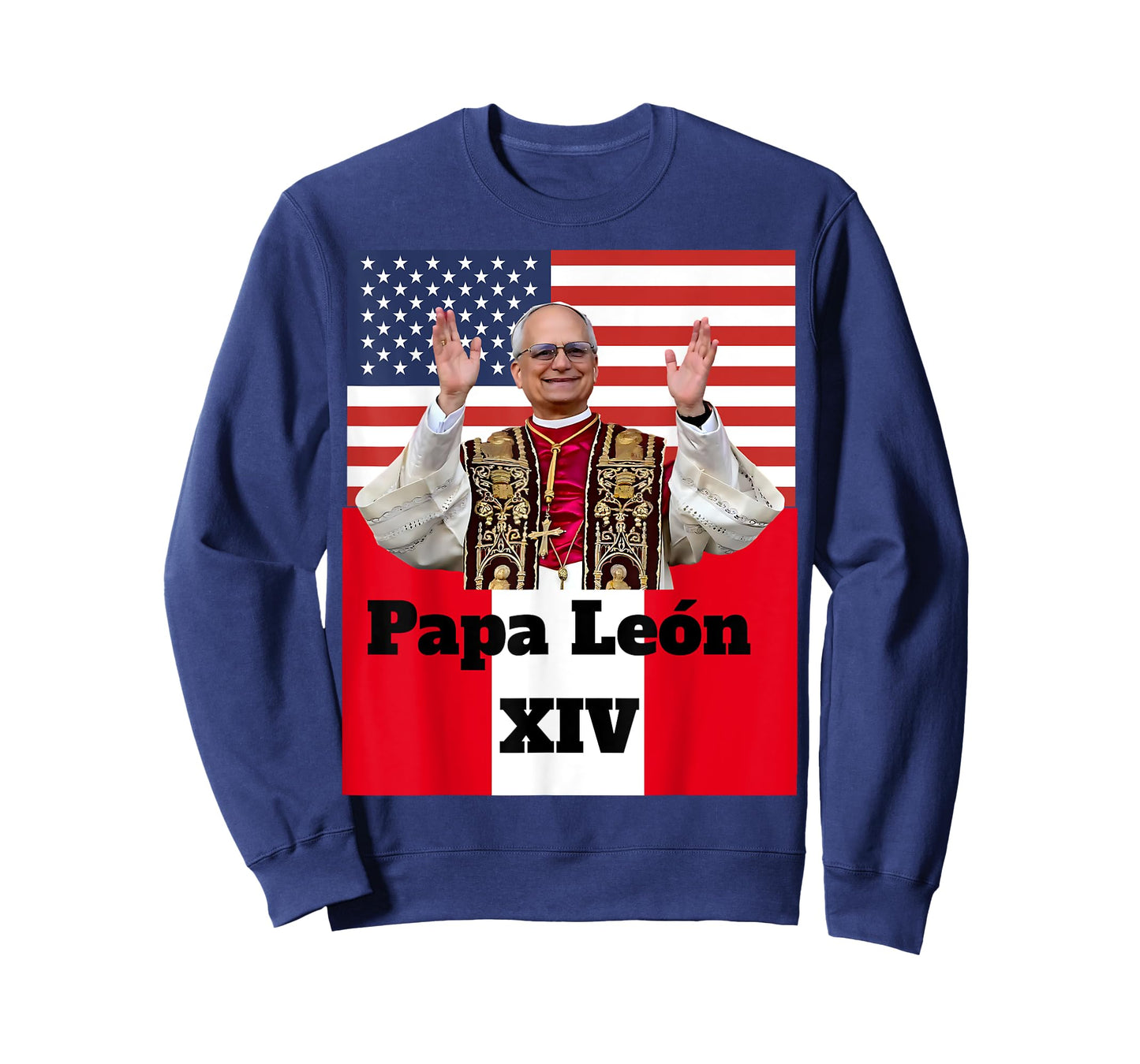 New Catholic Pope Leo XIV Papa León Peru U.S.A. Connection T-Shirt