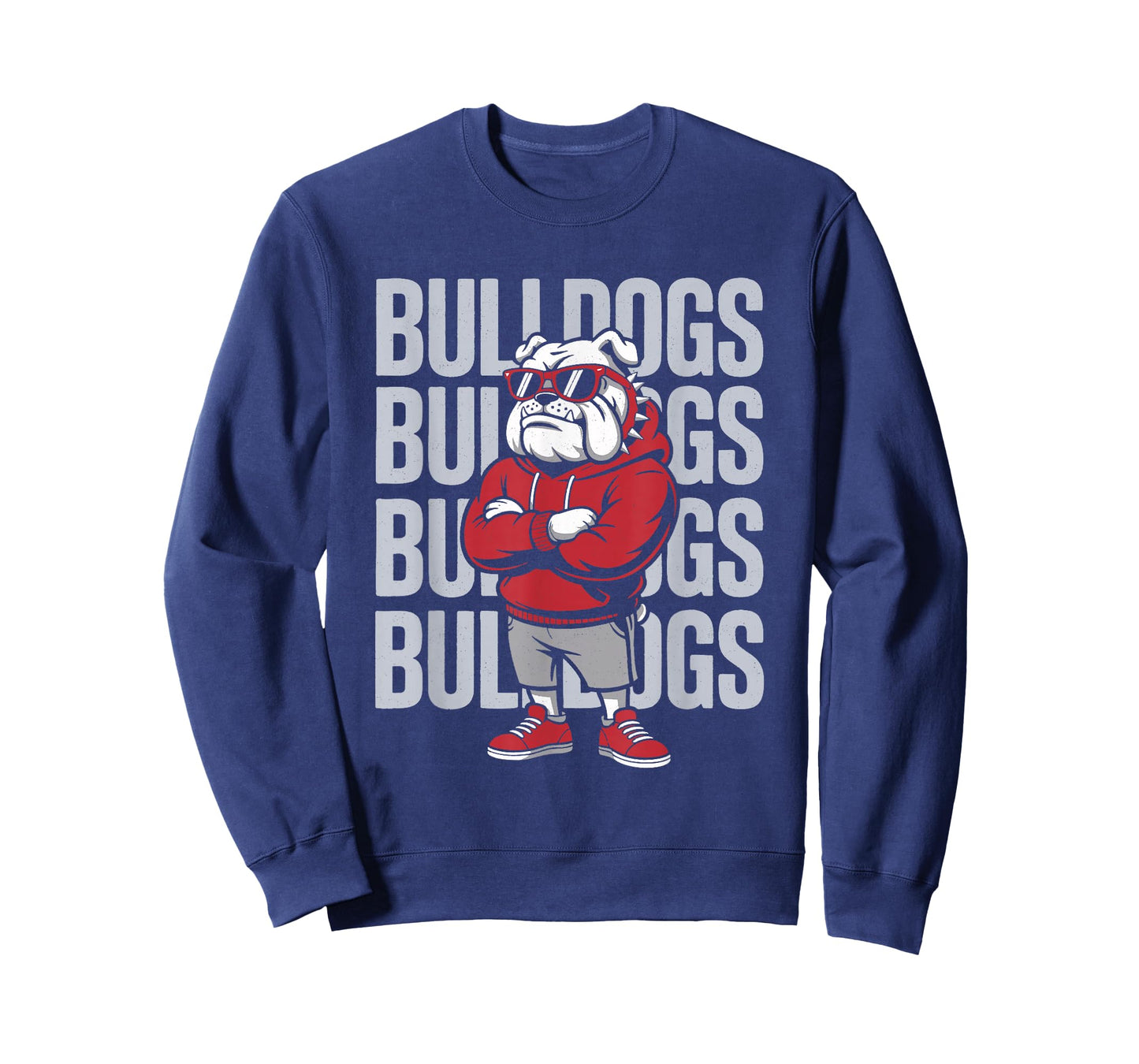 Retro Bulldogs Gift for Men Women Boys Girls Kids T-Shirt