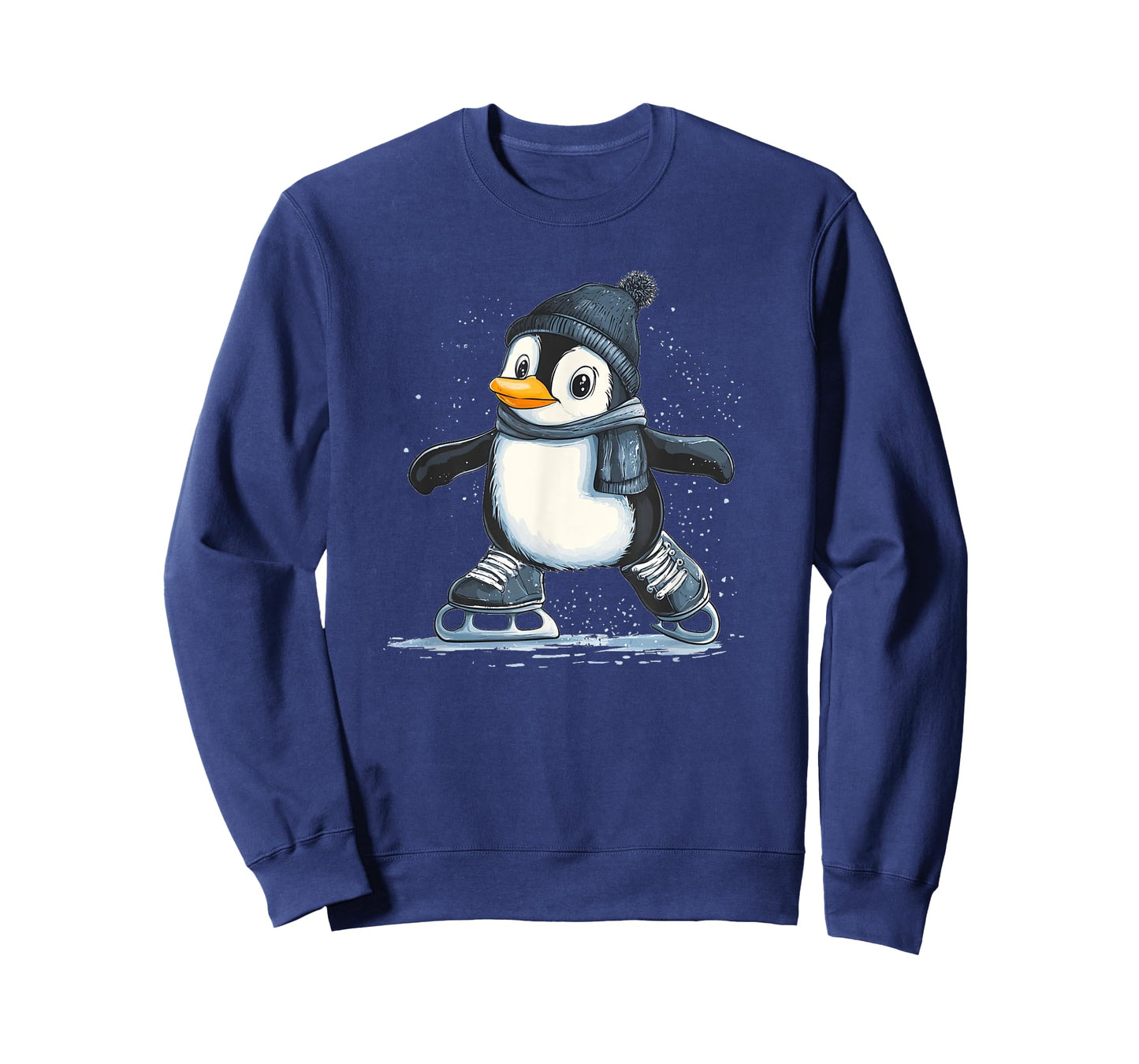 Penguin Skating Style for a Frosty Touch with Skate Shoes T-Shirt