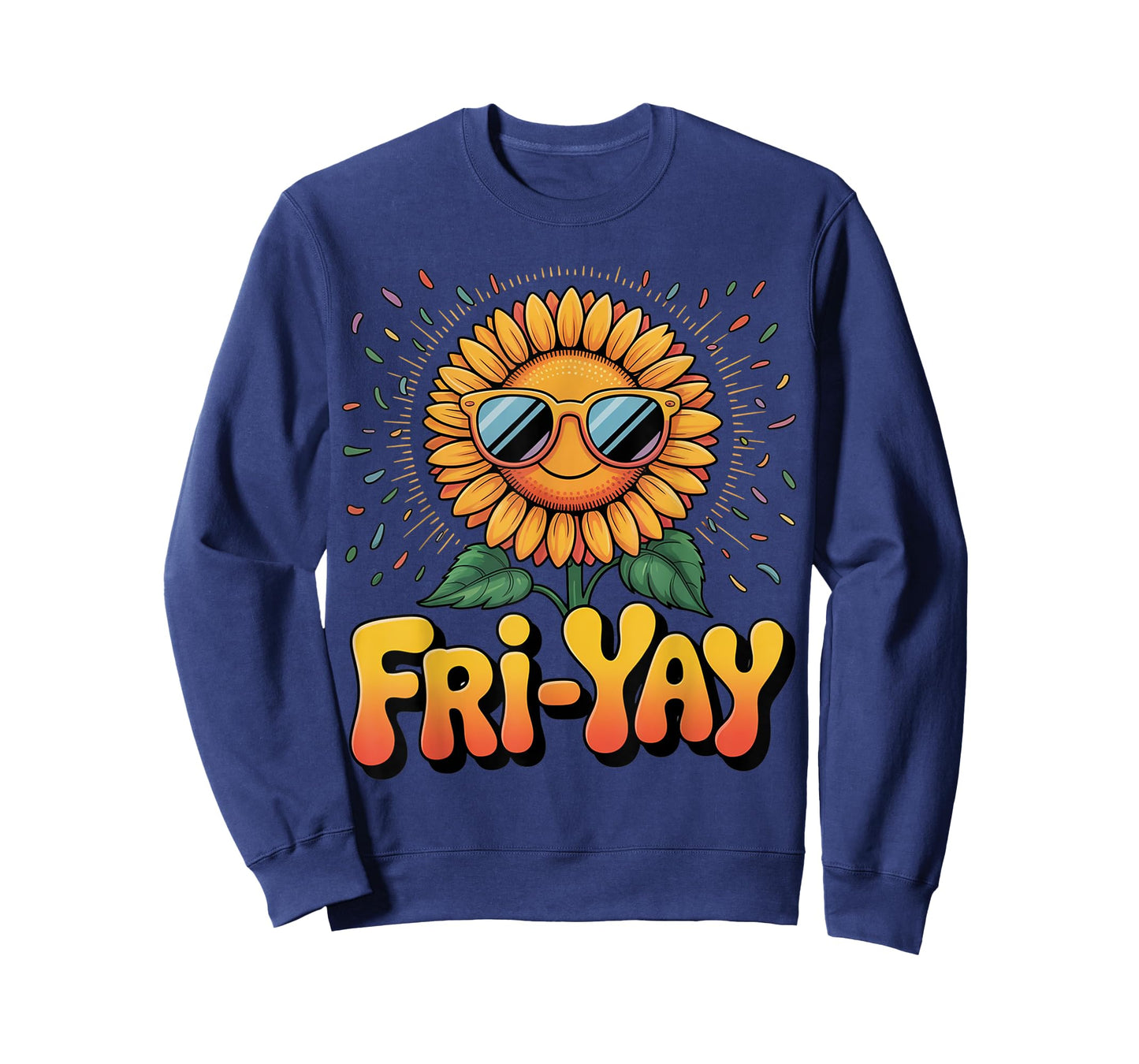 Happy Fri-Yay Friday LoversTeacher Life Sunflower Boys Girls T-Shirt
