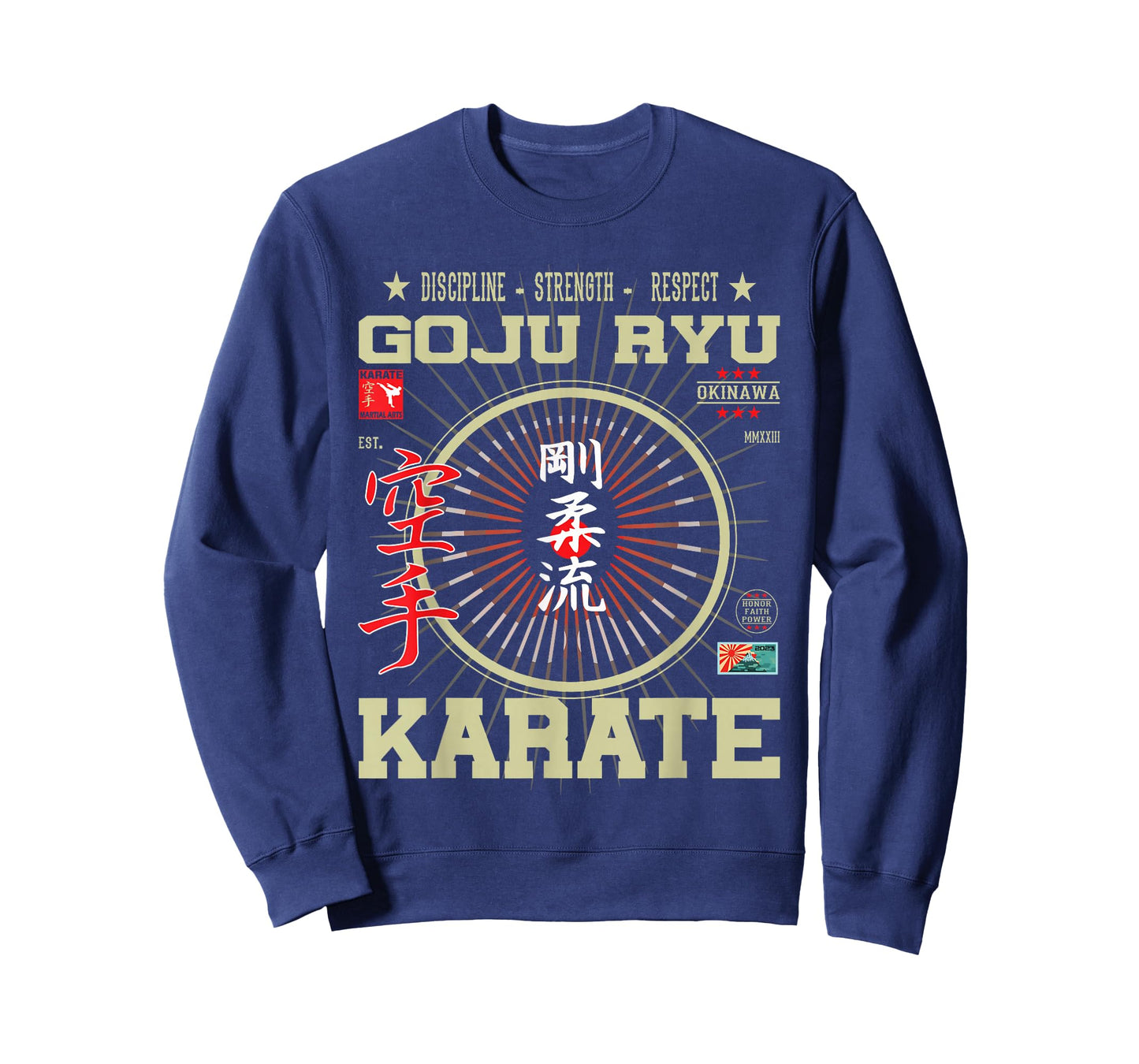 Goju Ryu Kanji Design for Karateka and Martial Arts Fans T-Shirt