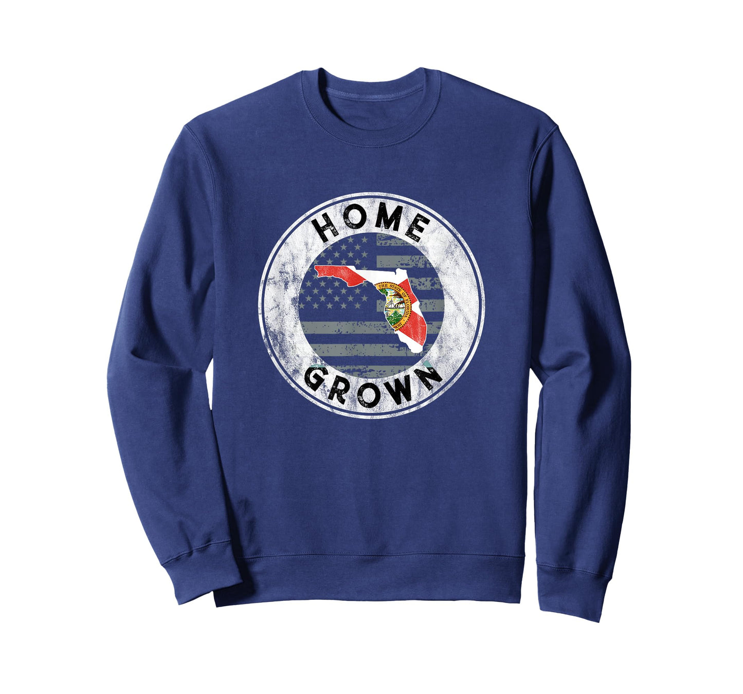 Florida Shirt Home Grown State American Flag Pride FL Tshirt T-Shirt